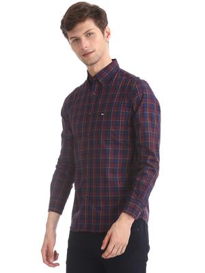multi colored checkered casual shirt - 17616614 - Standard Image - 3