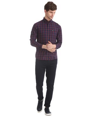 multi colored checkered casual shirt - 17616614 - Standard Image - 5