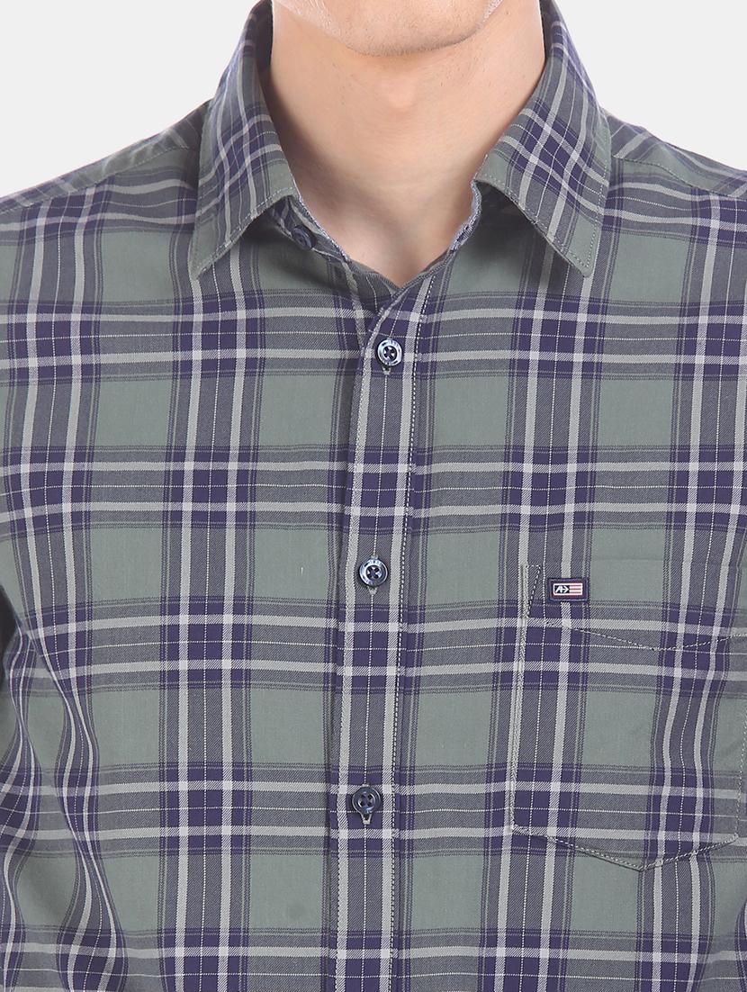 green checkered casual shirt - 17616635 - Zoom Image - 6