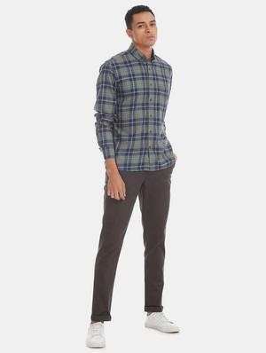 green checkered casual shirt - 17616647 - Standard Image - 5