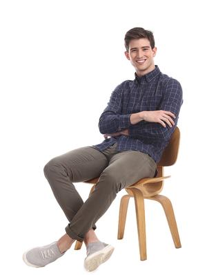 navy blue checkered casual shirt - 17616653 - Standard Image - 5
