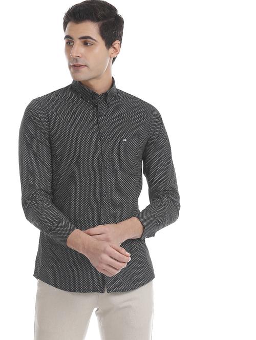 black printed casual shirt - 17616655 - Standard Image - 1