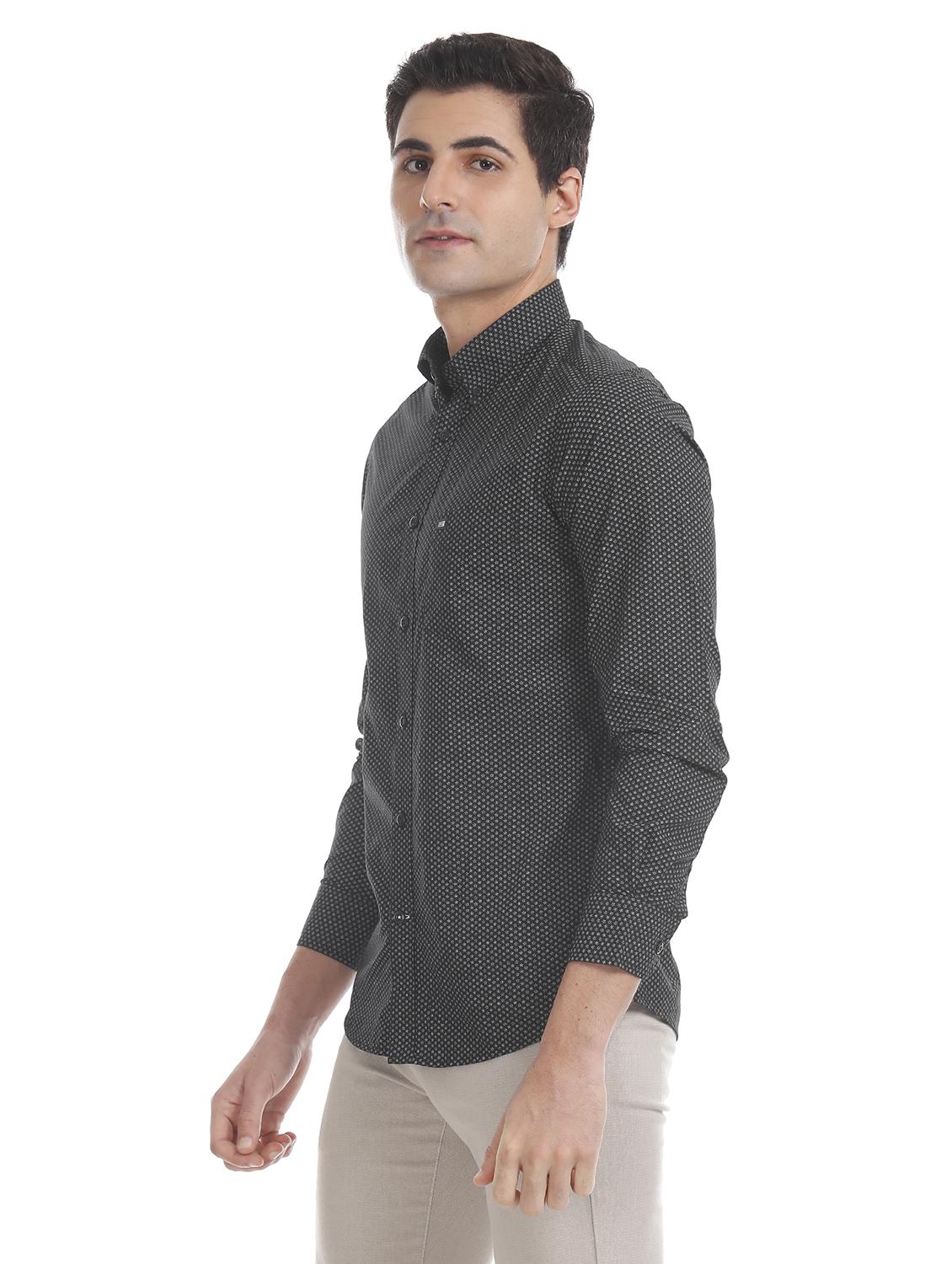 black printed casual shirt - 17616655 - Zoom Image - 2