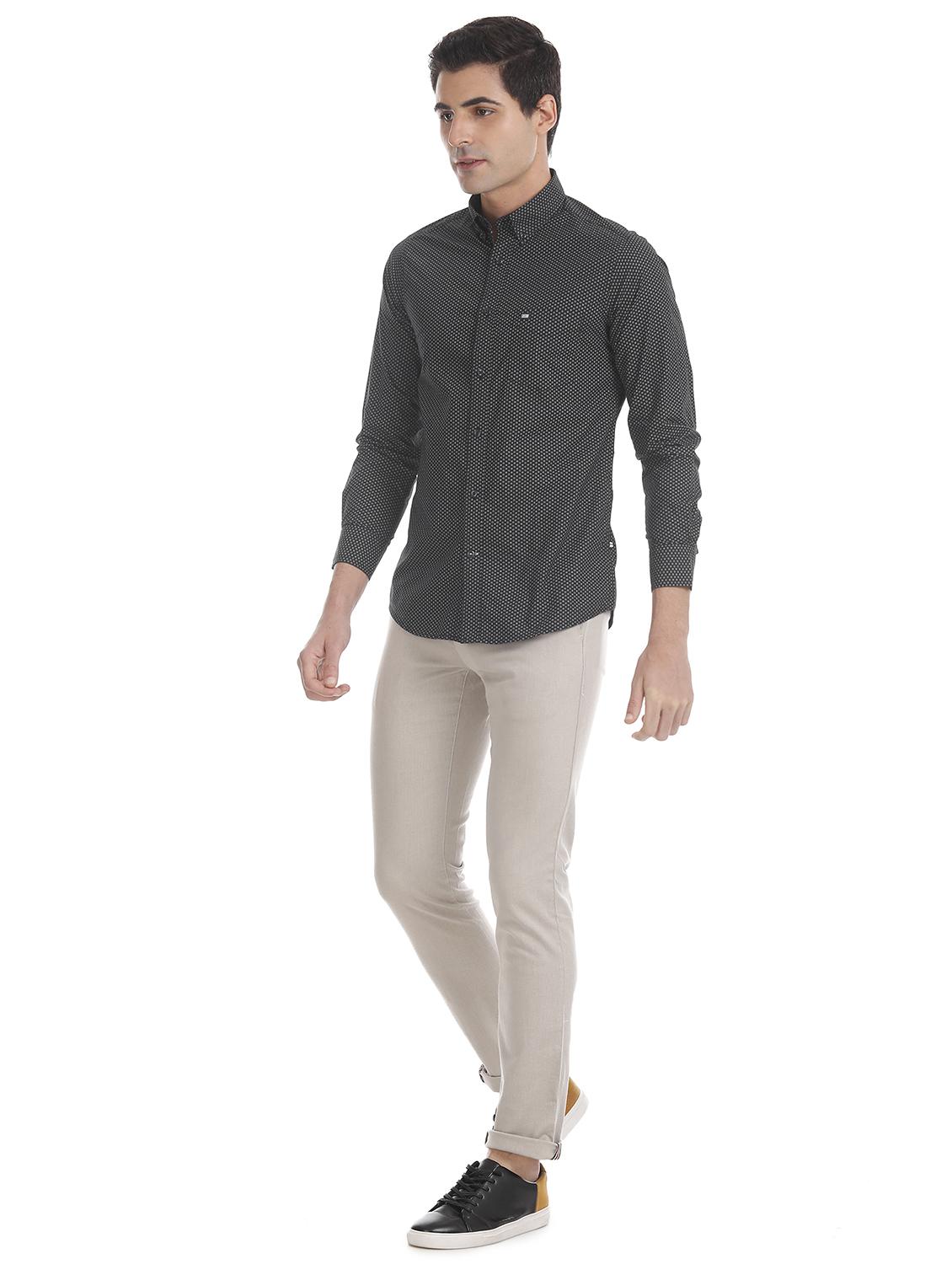 black printed casual shirt - 17616655 - Zoom Image - 4