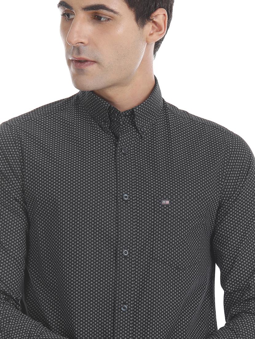 black printed casual shirt - 17616655 - Zoom Image - 5
