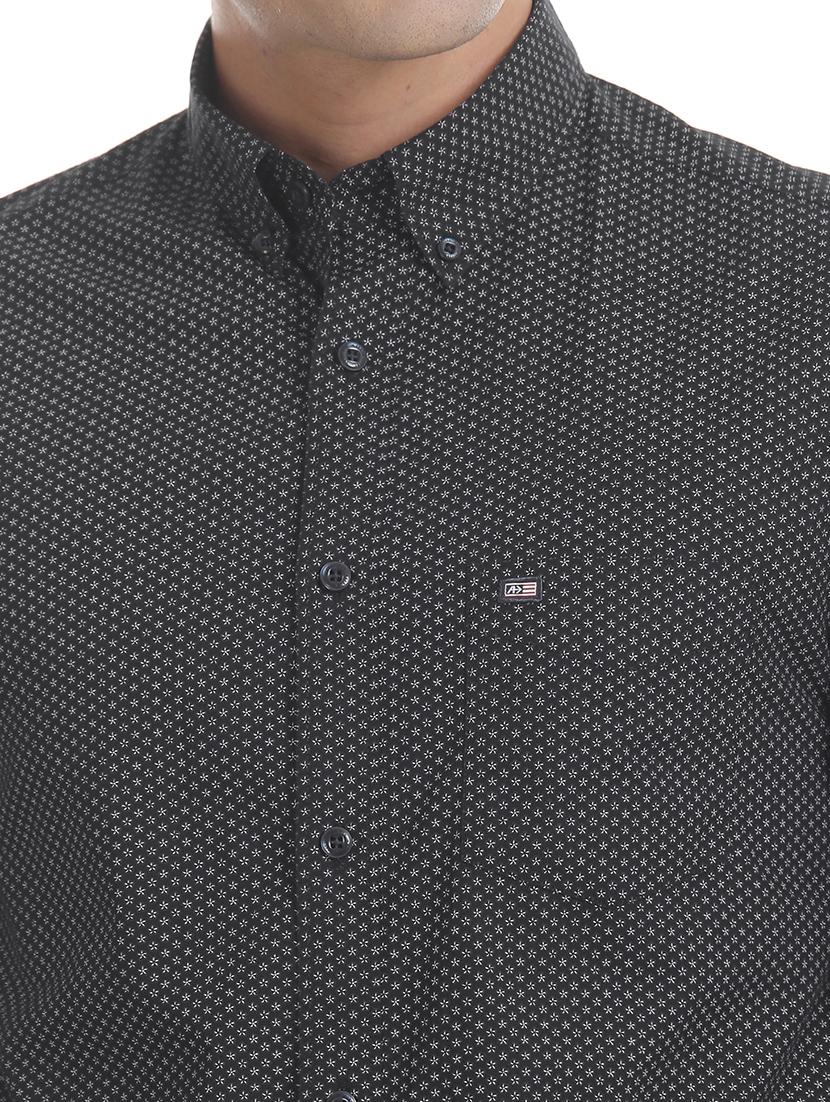 black printed casual shirt - 17616655 - Zoom Image - 6