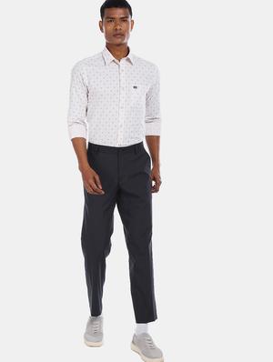 white printed casual shirt - 17616679 - Standard Image - 3