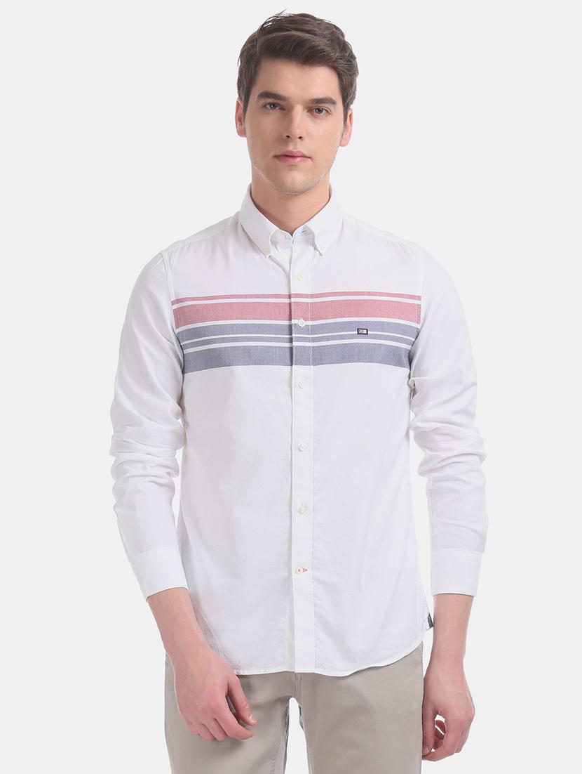 white striped casual shirt - 17616685 - Zoom Image - 1
