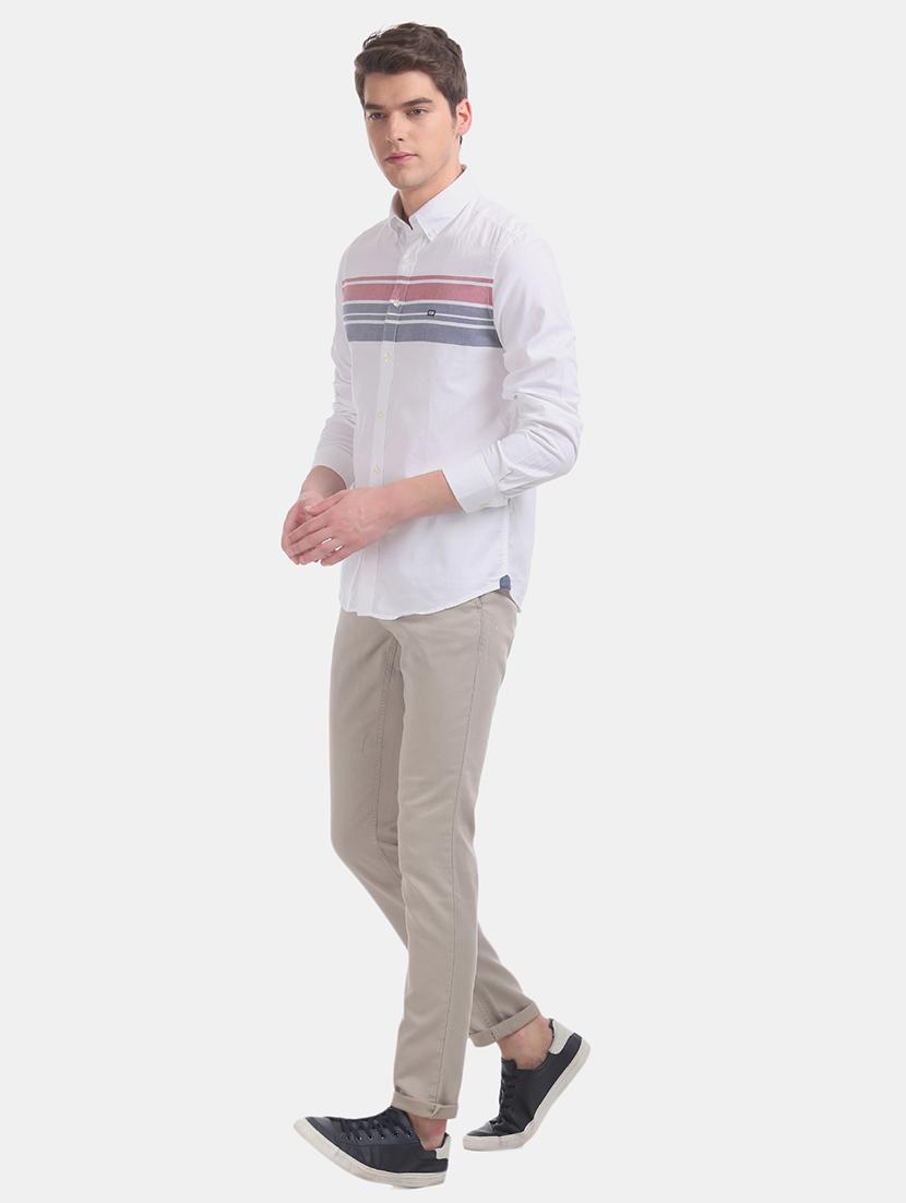 white striped casual shirt - 17616685 - Zoom Image - 4