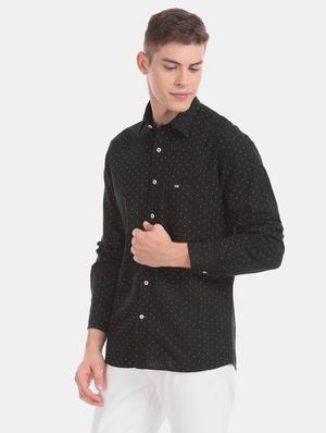black printed casual shirt - 17616692 - Standard Image - 2