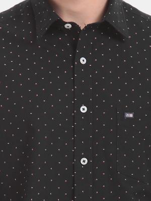 black printed casual shirt - 17616692 - Standard Image - 5