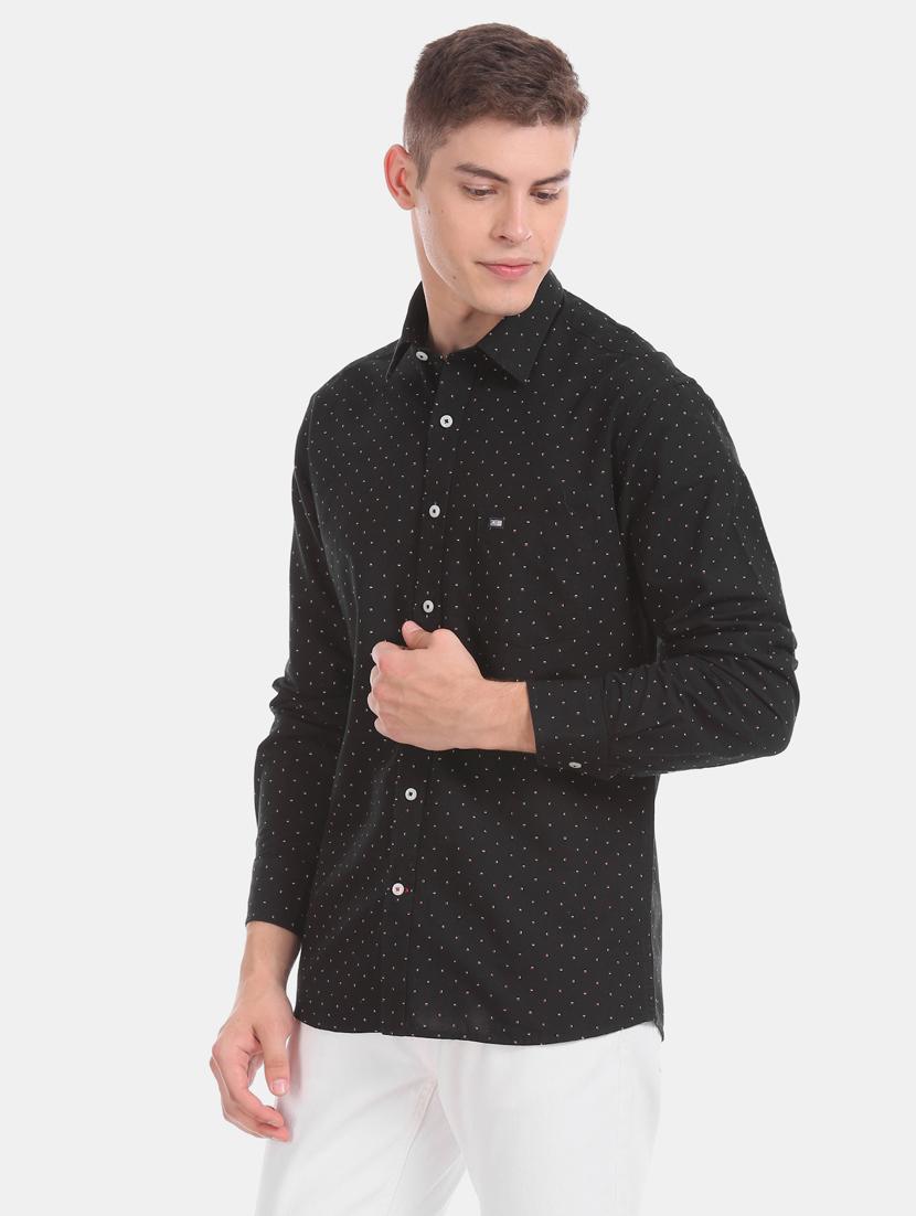 black printed casual shirt - 17616692 - Zoom Image - 2