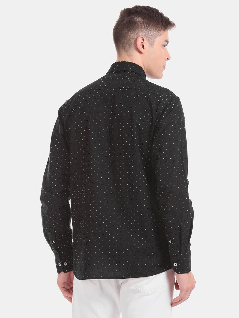 black printed casual shirt - 17616692 - Zoom Image - 3