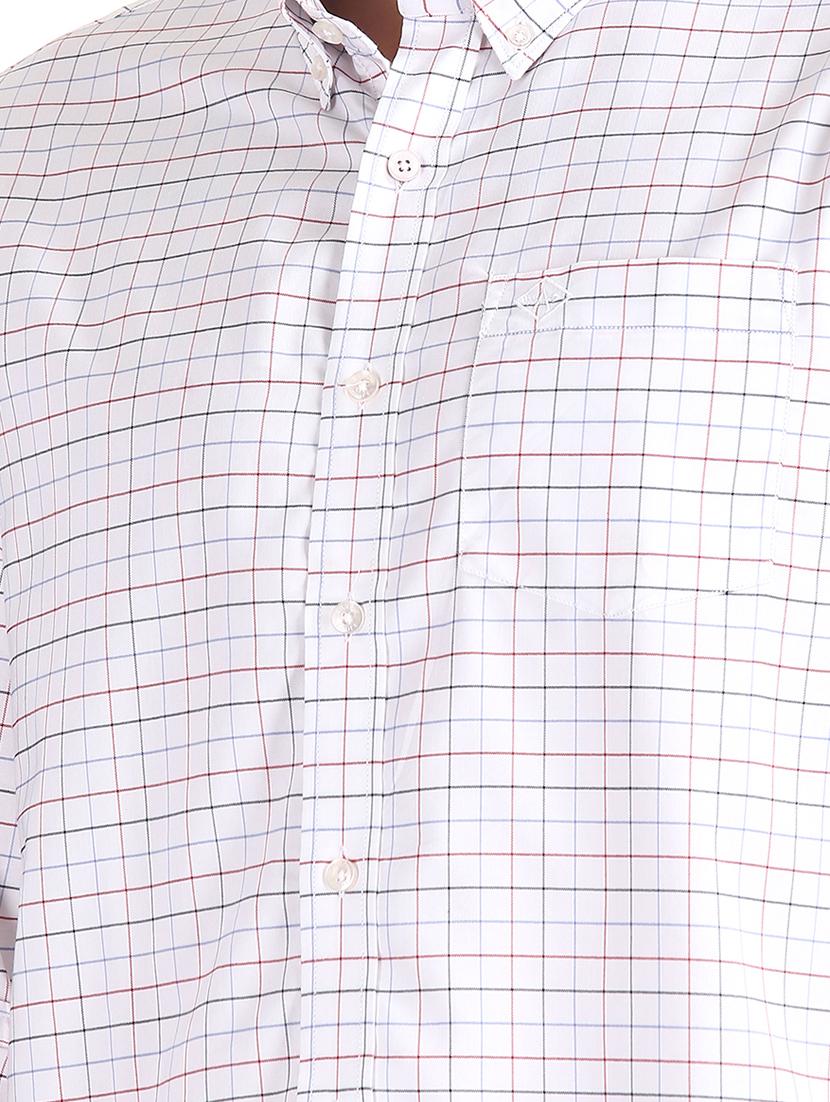 white checkered casual shirt - 17616701 - Zoom Image - 5