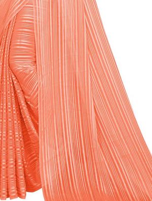 striped woven saree with blouse - 17616758 - Standard Image - 5