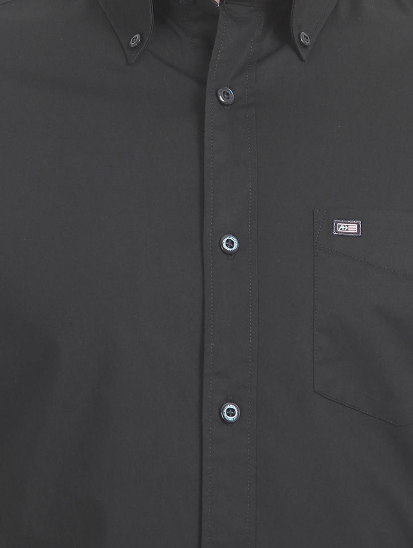 black solid casual shirt - 17616760 - Zoom Image - 5