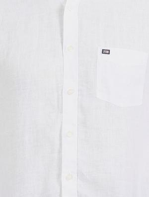 white solid casual shirt - 17616782 - Standard Image - 5