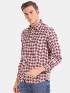red checkered casual shirt - 17616827 - Standard Image - 2