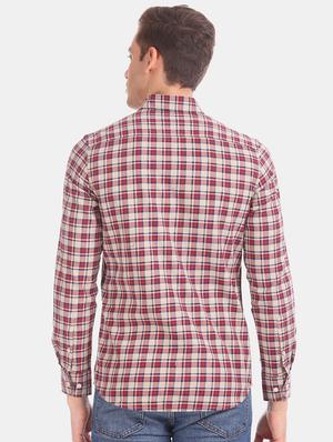 red checkered casual shirt - 17616827 - Standard Image - 3