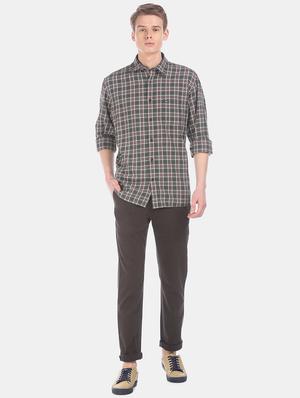 green checkered casual shirt - 17616832 - Standard Image - 4