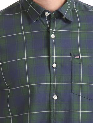 green checkered casual shirt - 17616932 - Standard Image - 5