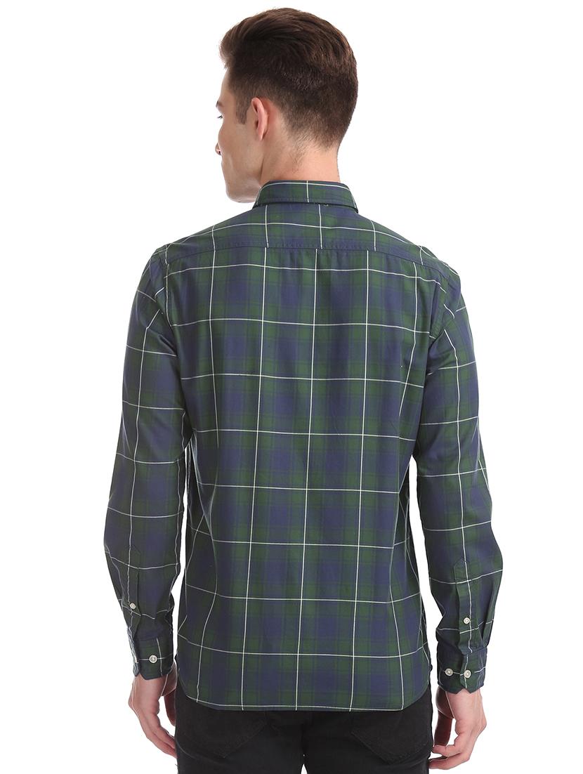 green checkered casual shirt - 17616932 - Zoom Image - 3