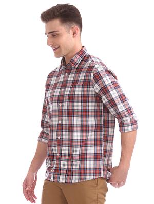 multi colored checkered casual shirt - 17616976 - Standard Image - 2