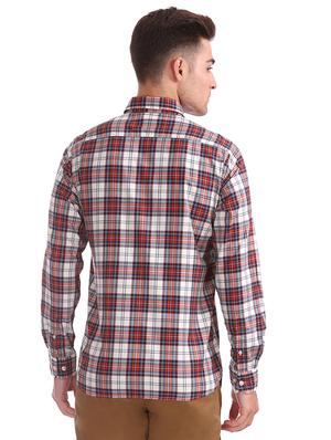 multi colored checkered casual shirt - 17616976 - Standard Image - 3