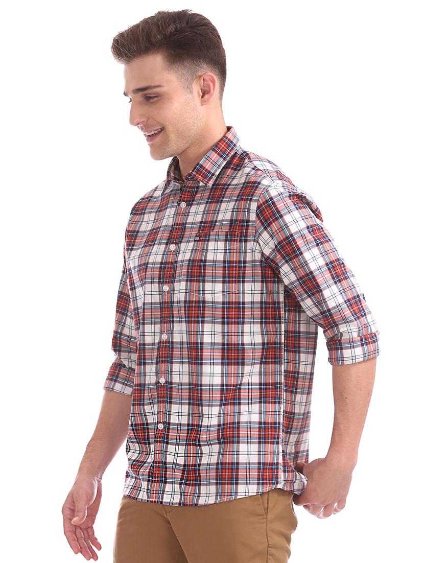 multi colored checkered casual shirt - 17616976 - Zoom Image - 2