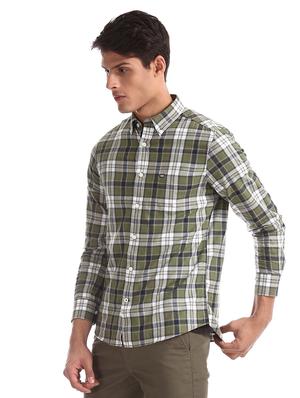 green checkered casual shirt - 17616981 - Standard Image - 2