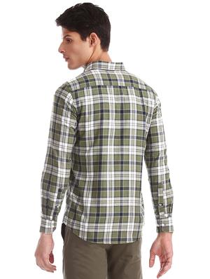 green checkered casual shirt - 17616981 - Standard Image - 3
