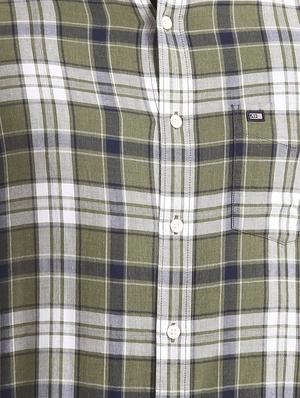 green checkered casual shirt - 17616981 - Standard Image - 5