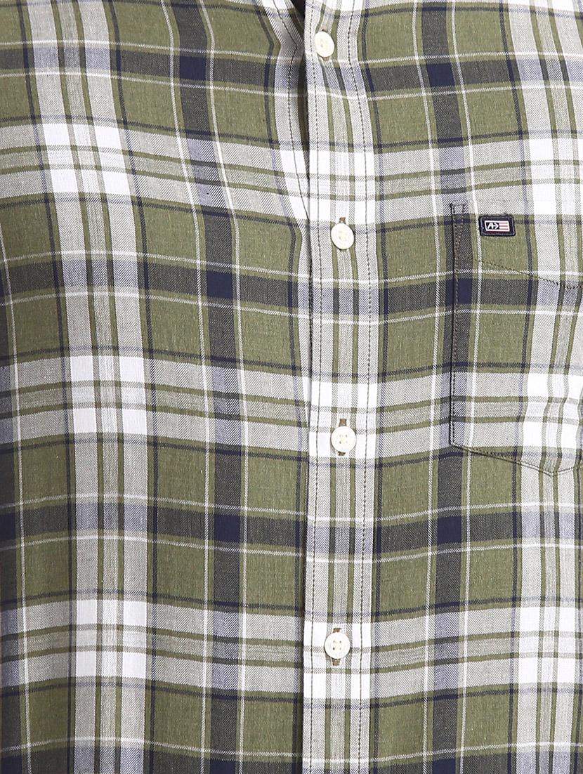 green checkered casual shirt - 17616981 - Zoom Image - 5