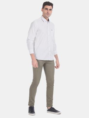 white printed casual shirt - 17616985 - Standard Image - 4