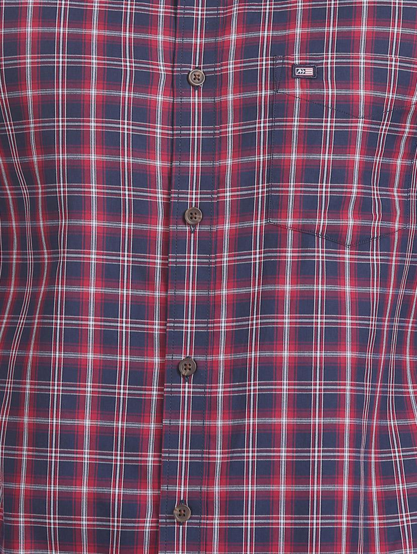 blue checkered casual shirt - 17617034 - Zoom Image - 5