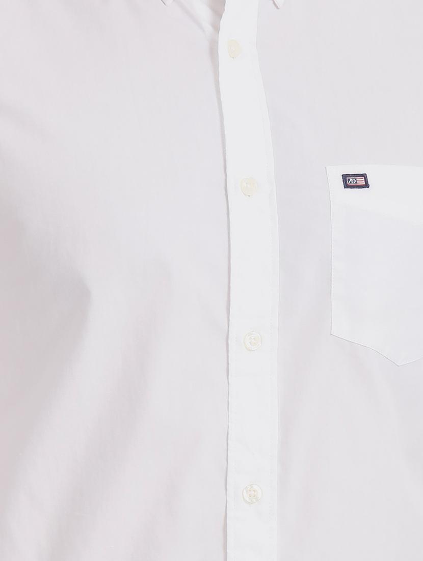 white solid casual shirt - 17617054 - Zoom Image - 5