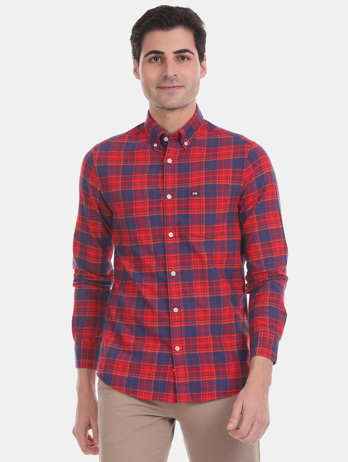 red checkered casual shirt - 17617153 - Zoom Image - 1