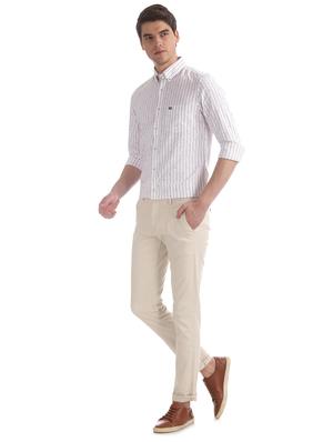 white striped casual shirt - 17617163 - Standard Image - 4