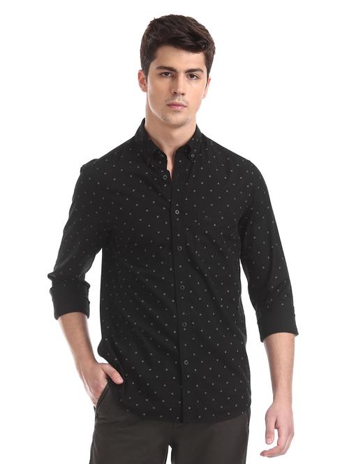 black printed casual shirt - 17617176 - Very Small Image - 1