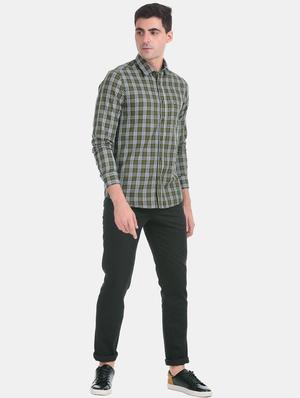 green checkered casual shirt - 17617187 - Standard Image - 4