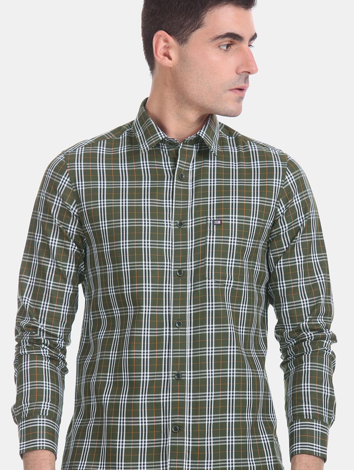 green checkered casual shirt - 17617187 - Zoom Image - 5