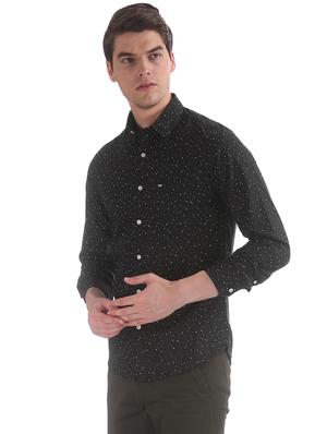 black printed casual shirt - 17617229 - Standard Image - 2