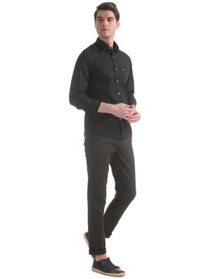 black printed casual shirt - 17617229 - Standard Image - 4