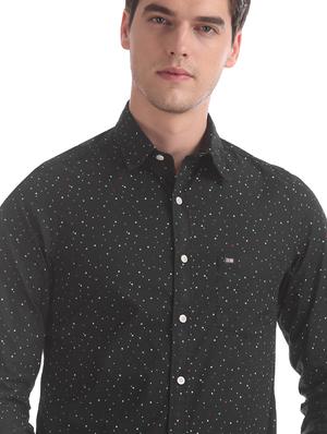 black printed casual shirt - 17617229 - Standard Image - 5