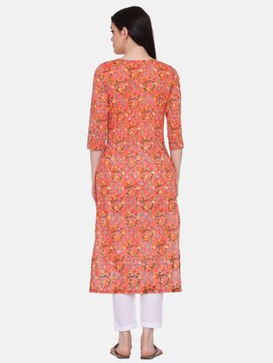floral kurta pant set - 17617318 - Standard Image - 3