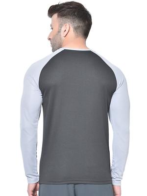 black color block raglan t-shirt - 17617329 - Standard Image - 3