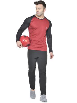 red color block raglan t-shirt - 17617332 - Standard Image - 4