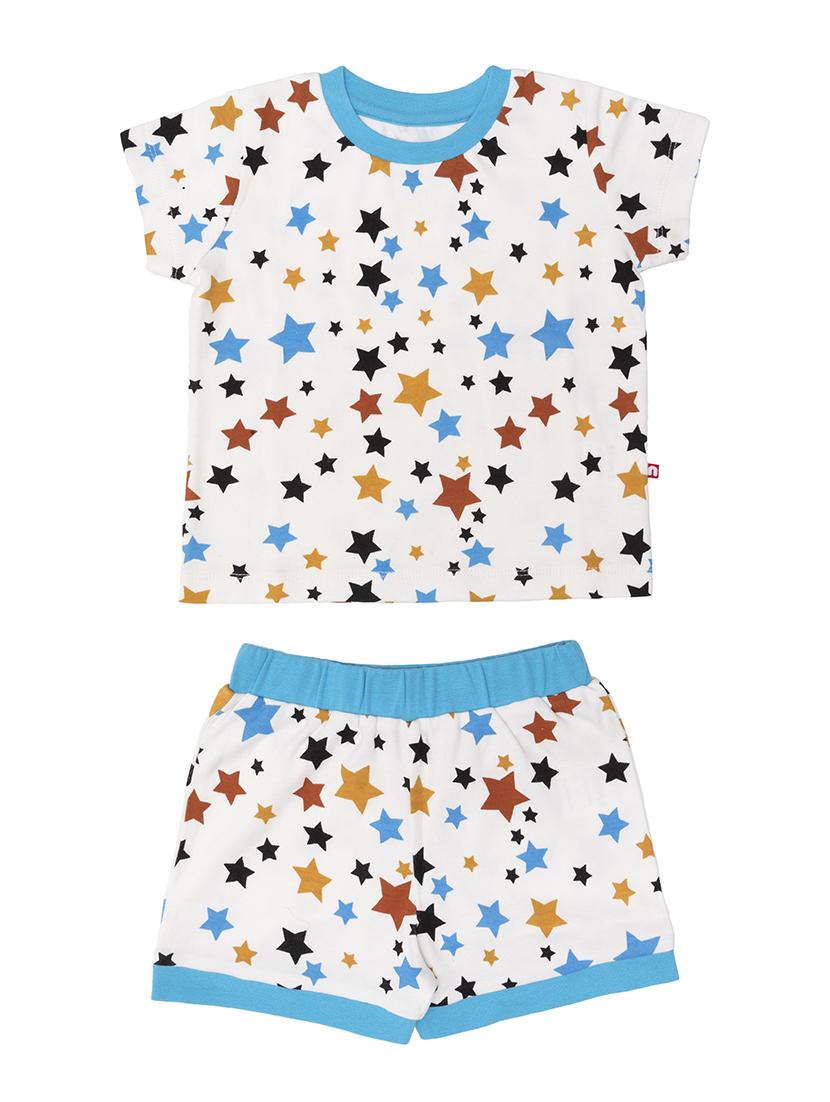 white cotton suit sets twin & dungree - 17617407 - Zoom Image - 1