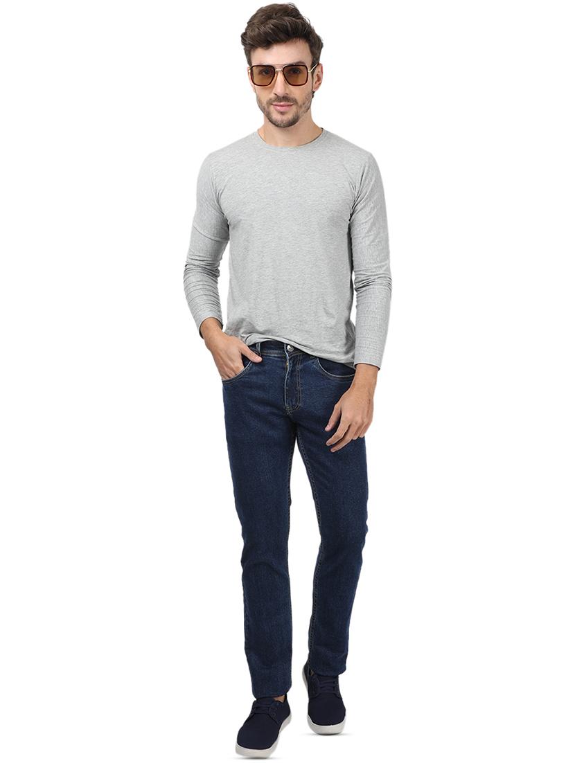 blue light washed denim jeans - 17617469 - Zoom Image - 4