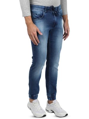 blue light washed jogger - 17617472 - Standard Image - 2